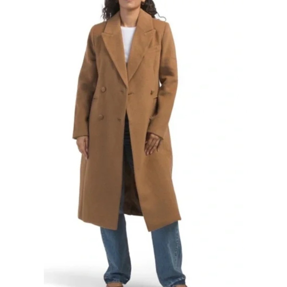 Avec Les Filles Tan Trench Coat
